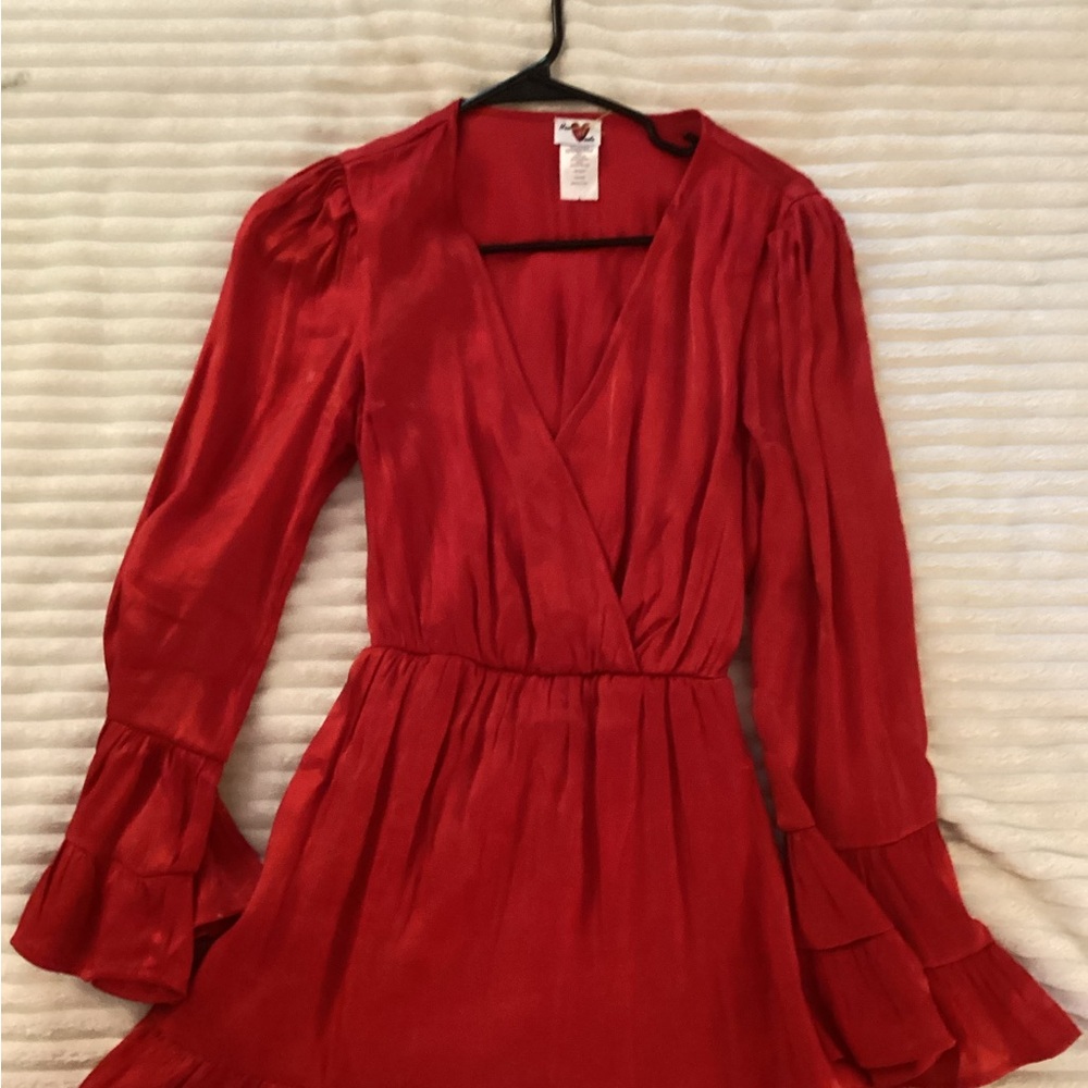 Heart Hips Scarlet Long Sleeve Dress
